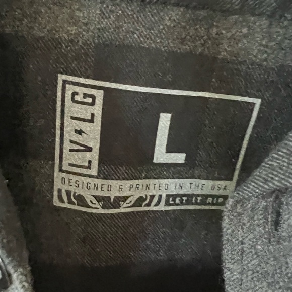 Live large flannel - Picture 3 of 3